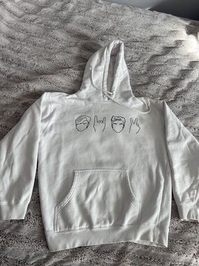 GUC Dolan Twins white hoodie size medium
